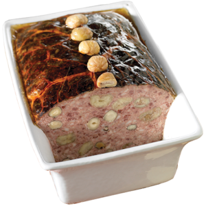 Pâté de lapin aux noisettes