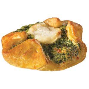 Feuilleté chèvre épinard